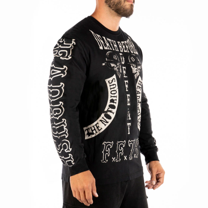 L/S RISE OF MACEDONE - BLK