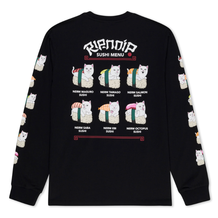 L/S SUSHI NERM - BLK