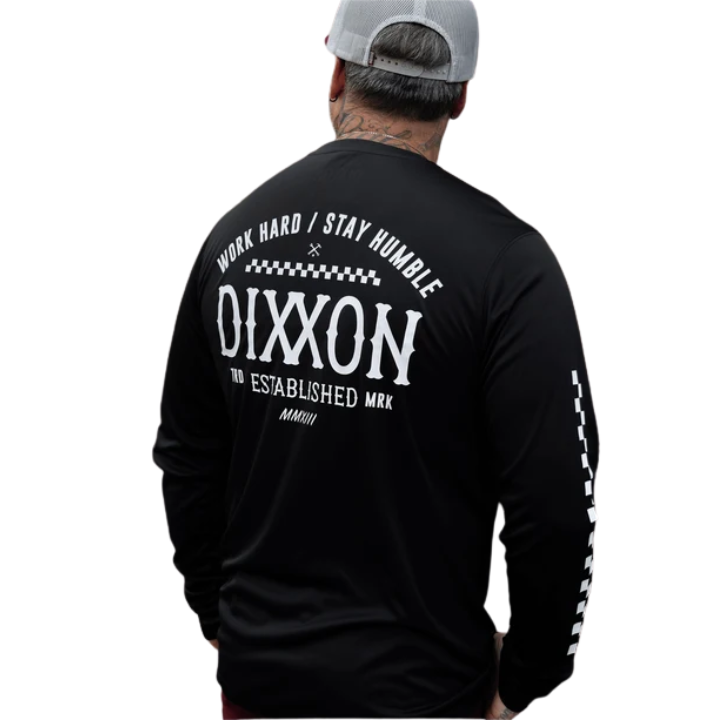 L/S UV BONES - BLK