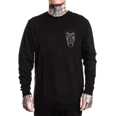 L/S WINGED JUSTICE - BLK