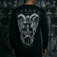 L/S WINGED JUSTICE - BLK