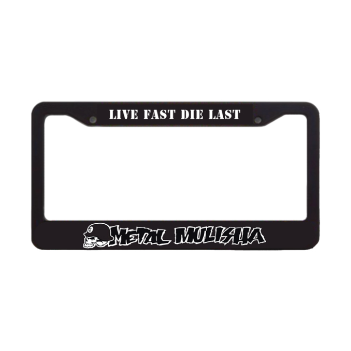 LICENSE PLATE CORPO PLASTIC - BLK