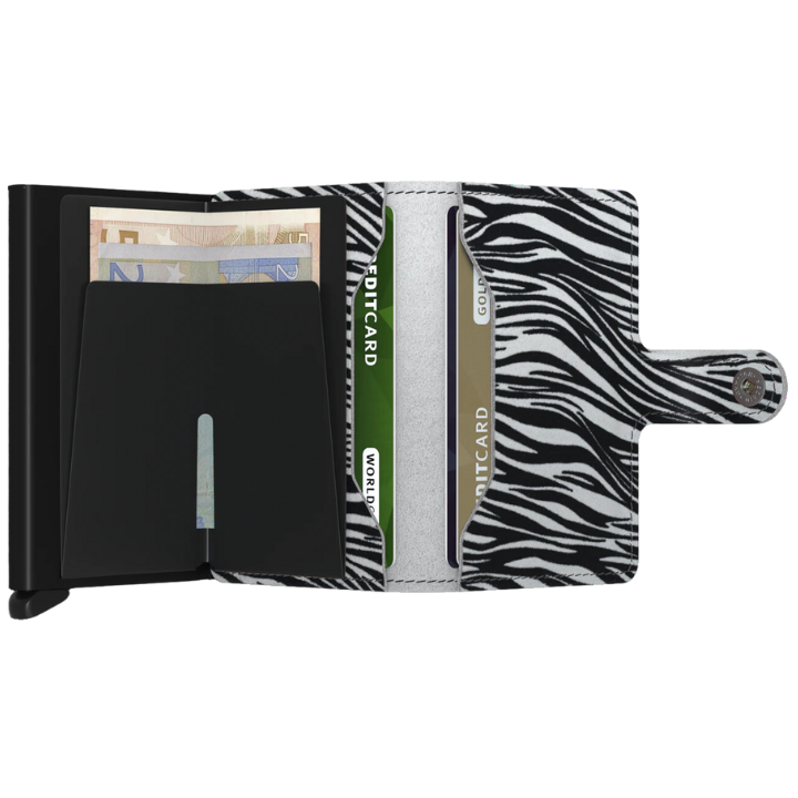 MINIWALLET ZEBRA - GRY