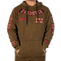 PULLOVER HOODY THE JUDGE - TAN