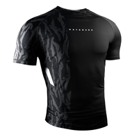 S/S APEX RASHGUARD - BLACK