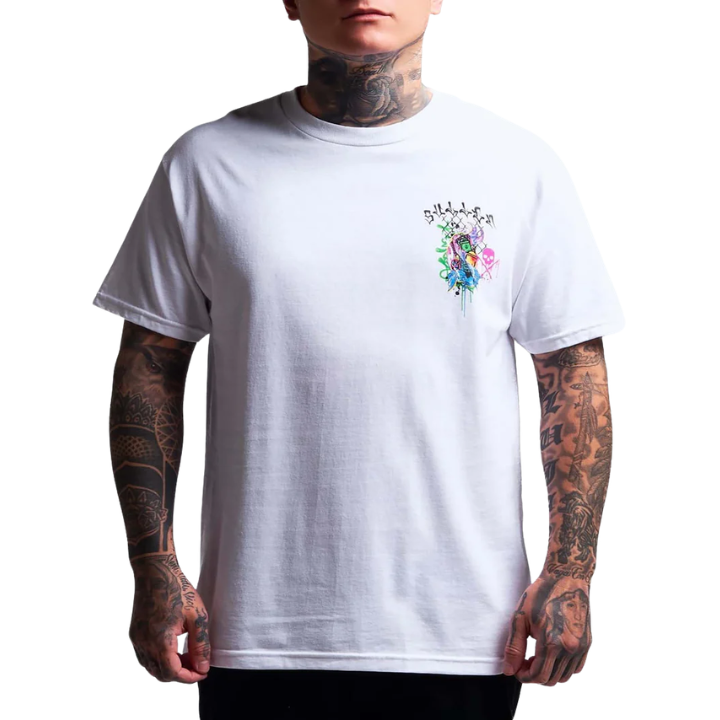 S/S CHEMICAL SWIRL - BLK