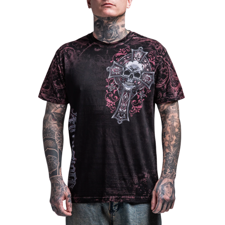 S/S DIVINE GRAVE - BLK