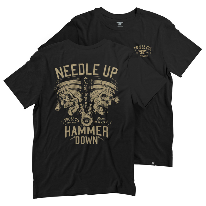 S/S HAMMER TWINS - BLK