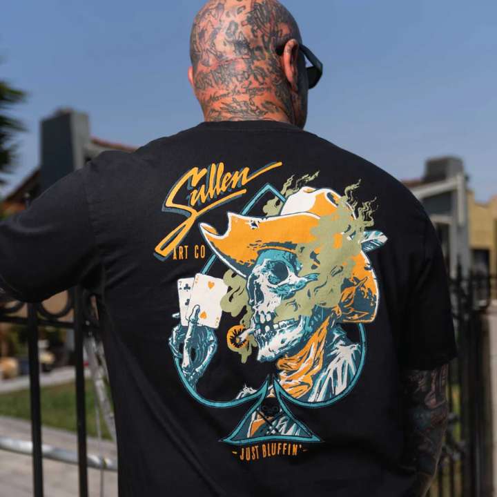 S/S JUST BLUFFIN - BLK