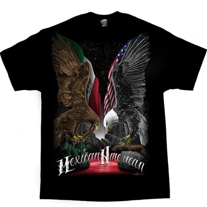 S/S MEXICAN AMERICAN - BLK