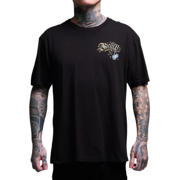 S/S NEVER LOOK BACK - BLK