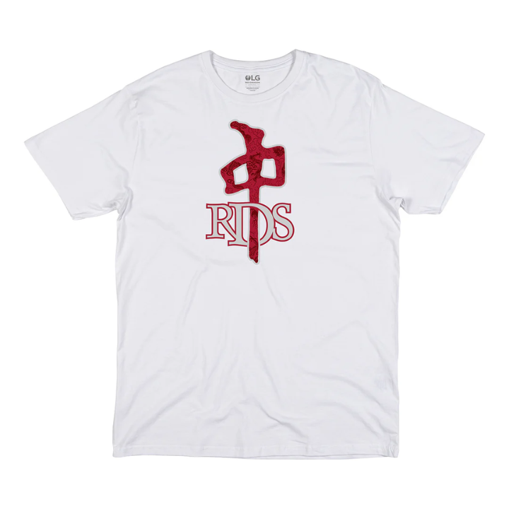 S/S OG SATIN DRAGON - WHT