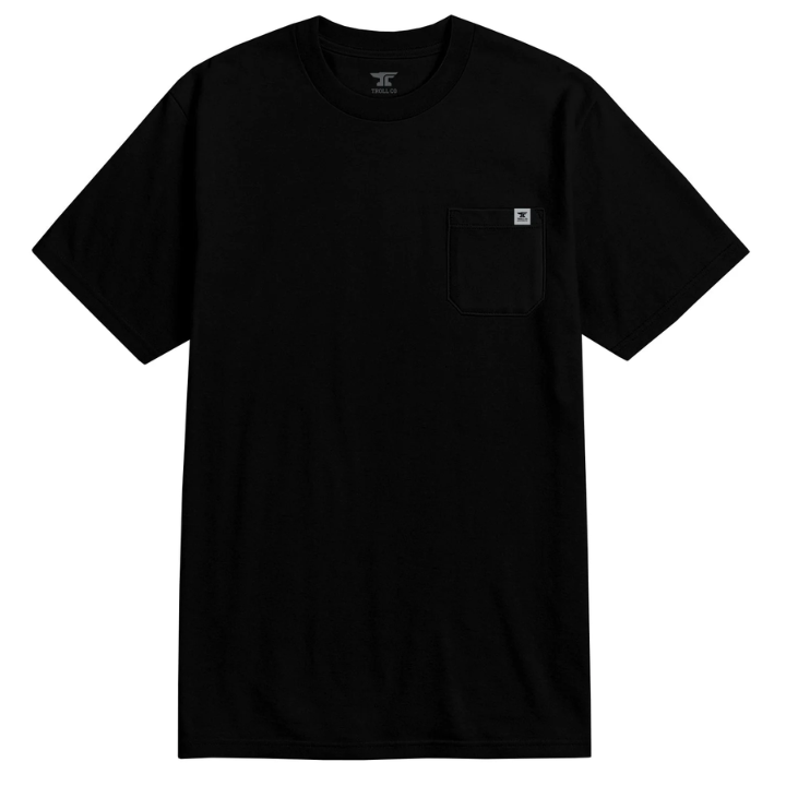 S/S POCKET TEE - BLK