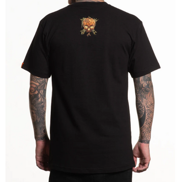 S/S PUMPKIN BADGE - BLK