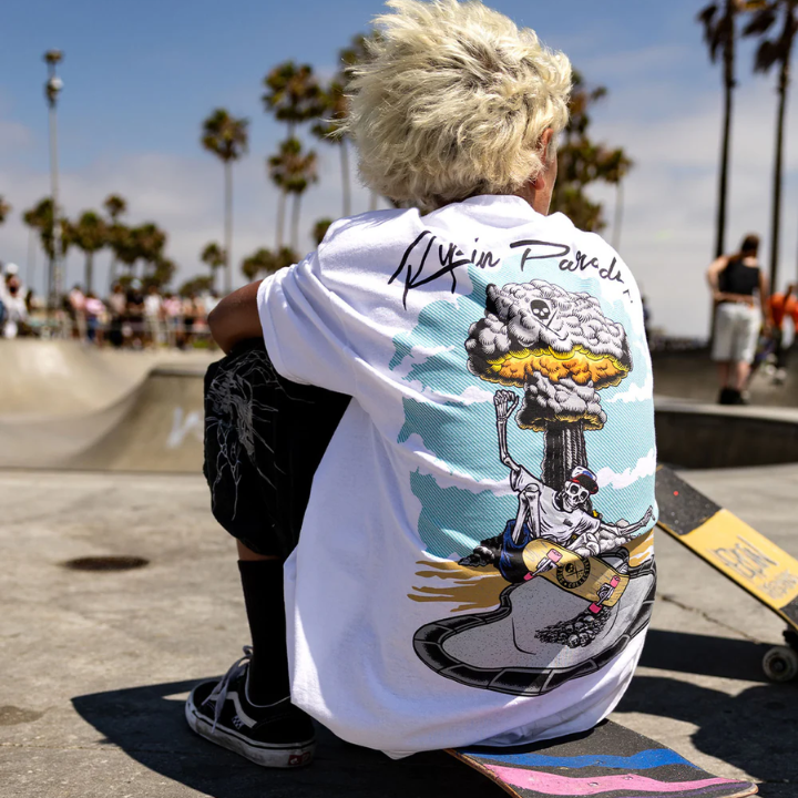 S/S RIP IN PARADISE - WHT