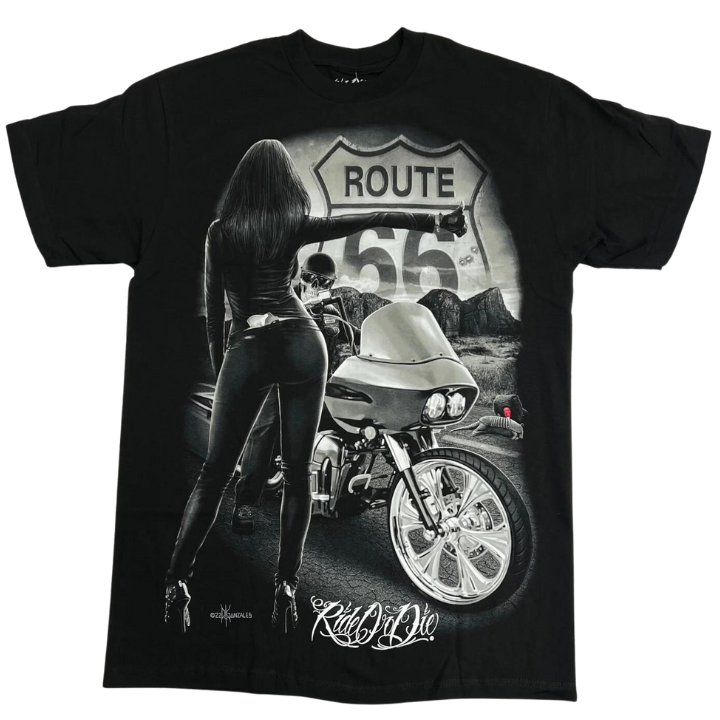 S/S ROUTE 66 - BLK