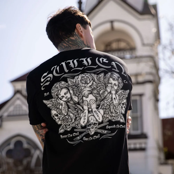 S/S SEE NO EVIL - BLK