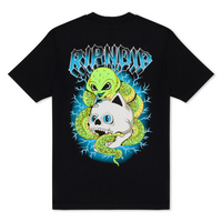 S/S SKULL AND BONES - BLK