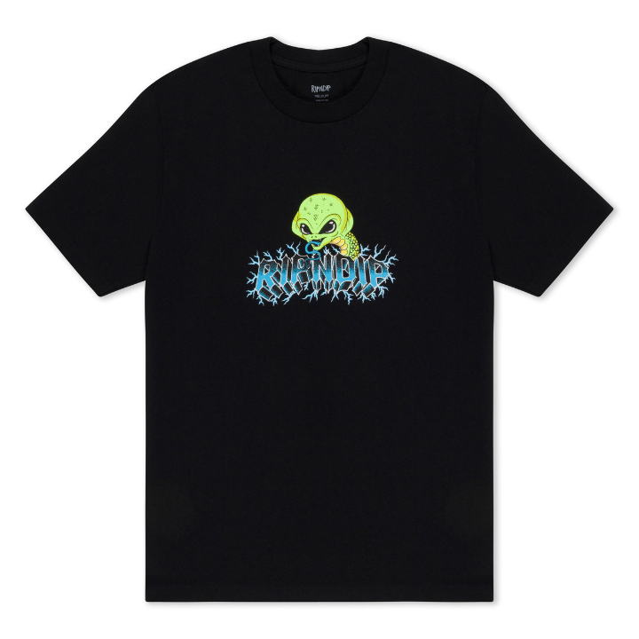 S/S SKULL AND BONES - BLK