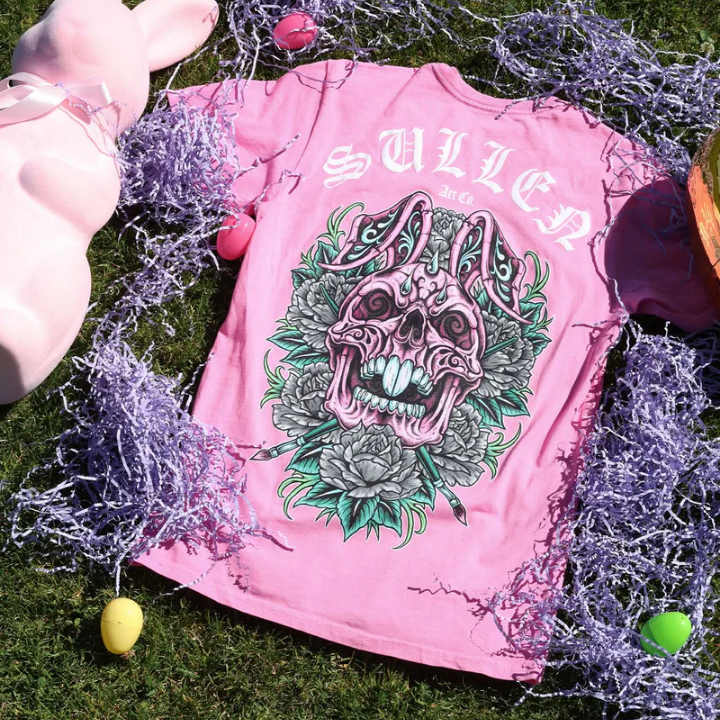 S/S SKULL BUNNY 26 - PNK