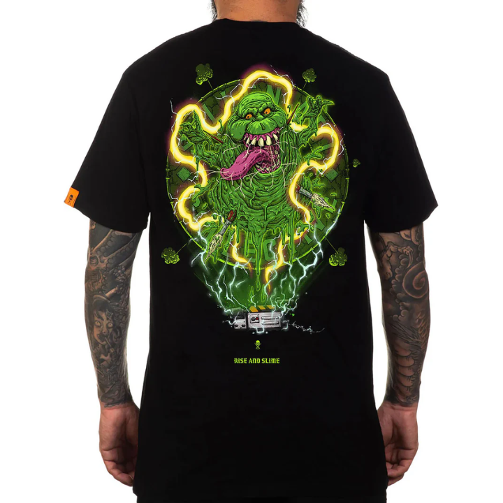 S/S SLIMER BADGE - BLK