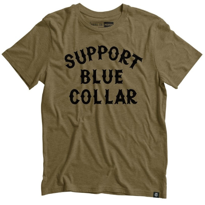 S/S SUPPORT BLUE COLLAR - GRN