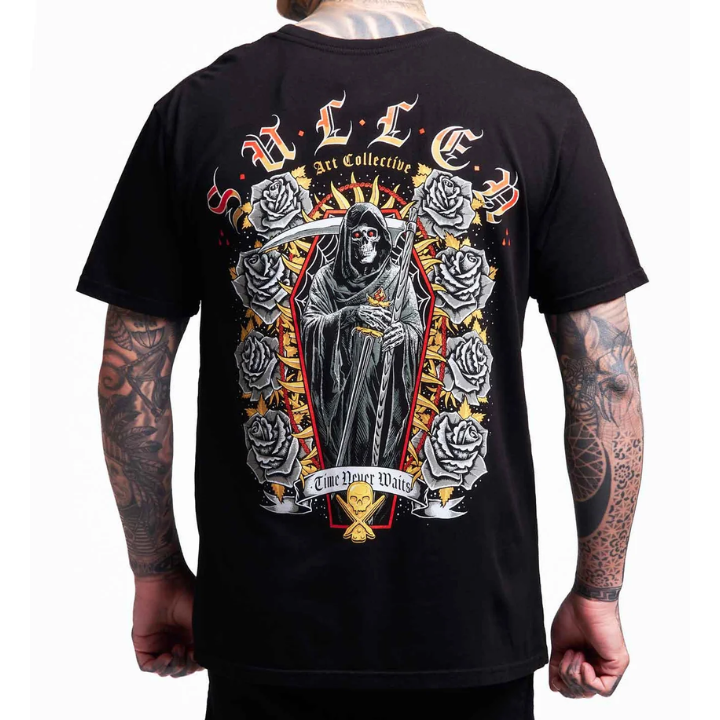 S/S TIME NEVER WAITS - BLK