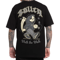 S/S WALK THE WALK - BLK