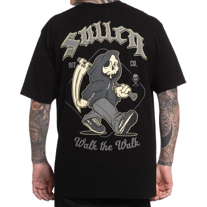 S/S WALK THE WALK - BLK