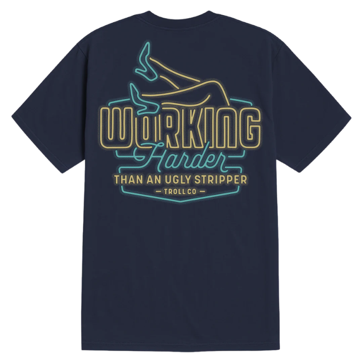 S/S WHUS NEON NAVY - NAVY
