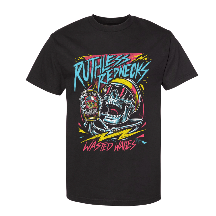 S/S WW TOTALLY WASTED - BLK