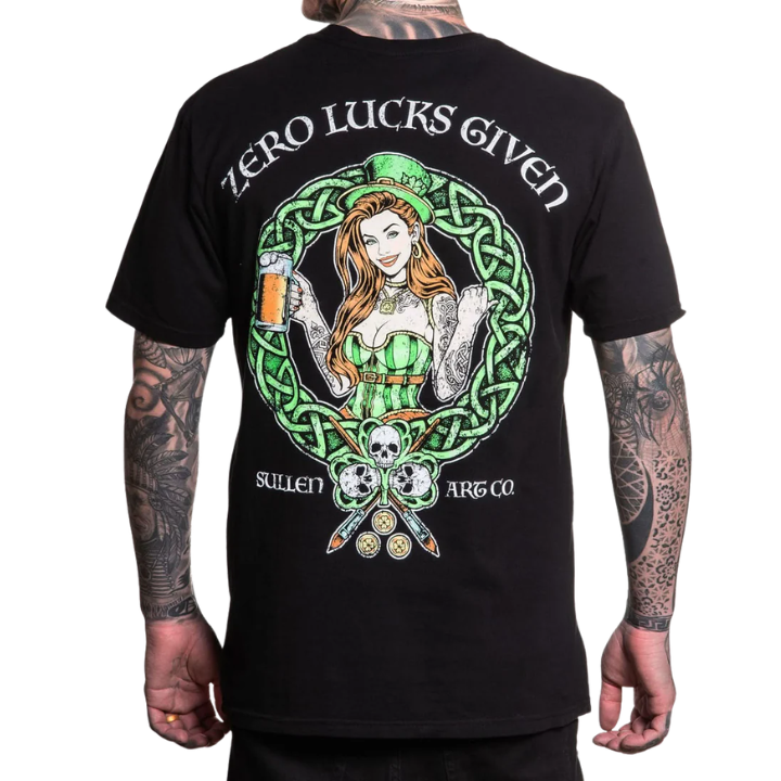S/S ZERO LUCKS GIVEN - BLK