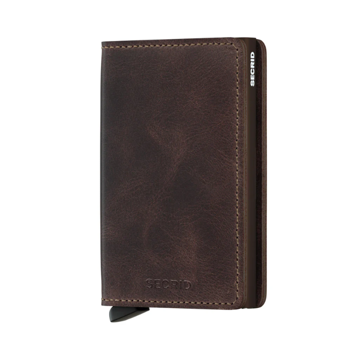 SLIMWALLET VINTAGE - CHOC