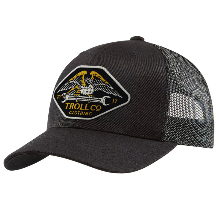 SNAPBACK CURVED WING SPANNER - BLK
