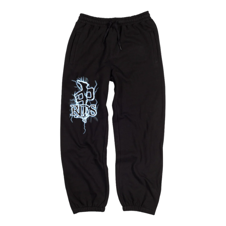 SWEATPANT STRIKES TWICE - BLK