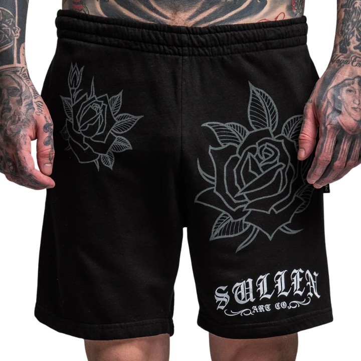 SWEATSHORT ROSE - BLK