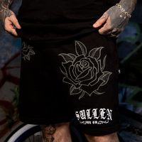 SWEATSHORT ROSE - BLK