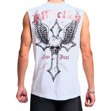 TANK LIVE FAST - WHT