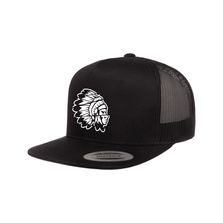 TRUCKER HAT CHOPPED - BLK