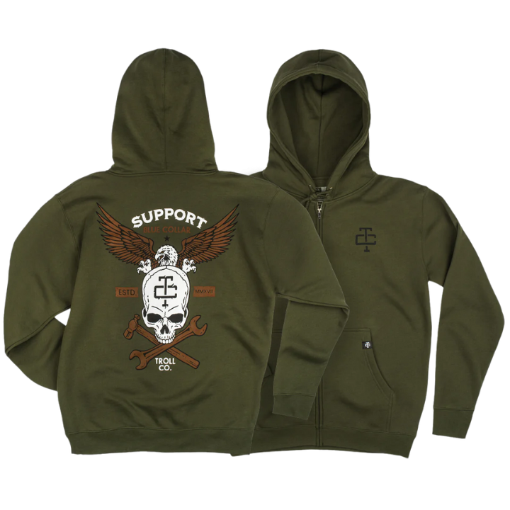 ZIP HOODY ALADO - GRN