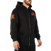 ZIP HOODY DEATH RIDE - BLK