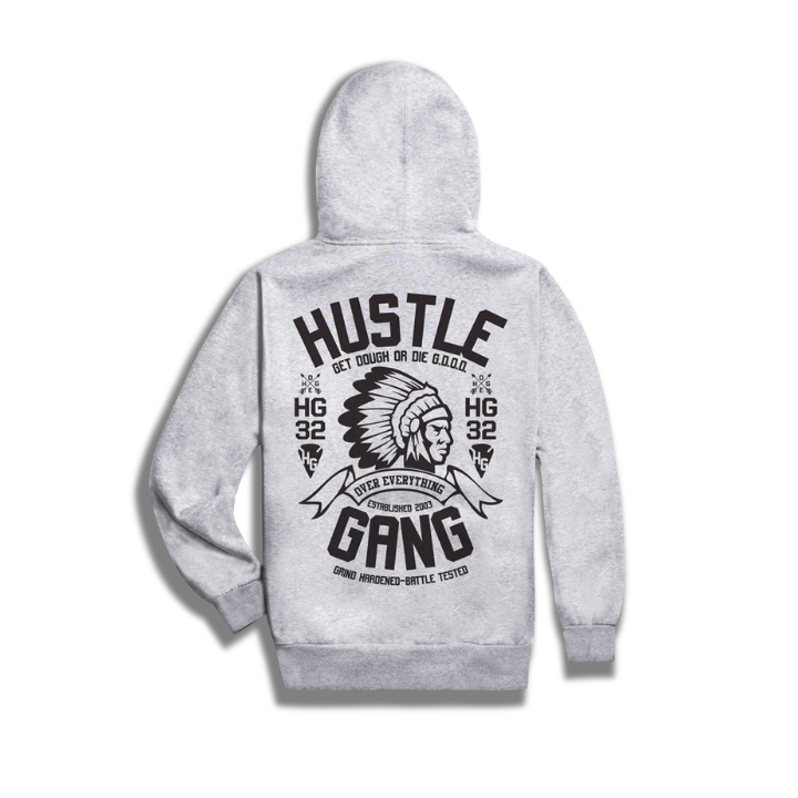 ZIP HOODY GRIND - GRY