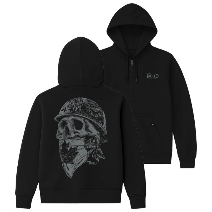 ZIP HOODY HEADSTRONG CANADA - BLK