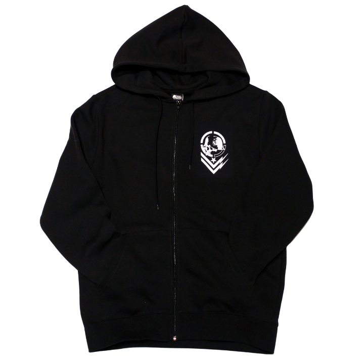 ZIP HOODY LIGHT - BLK