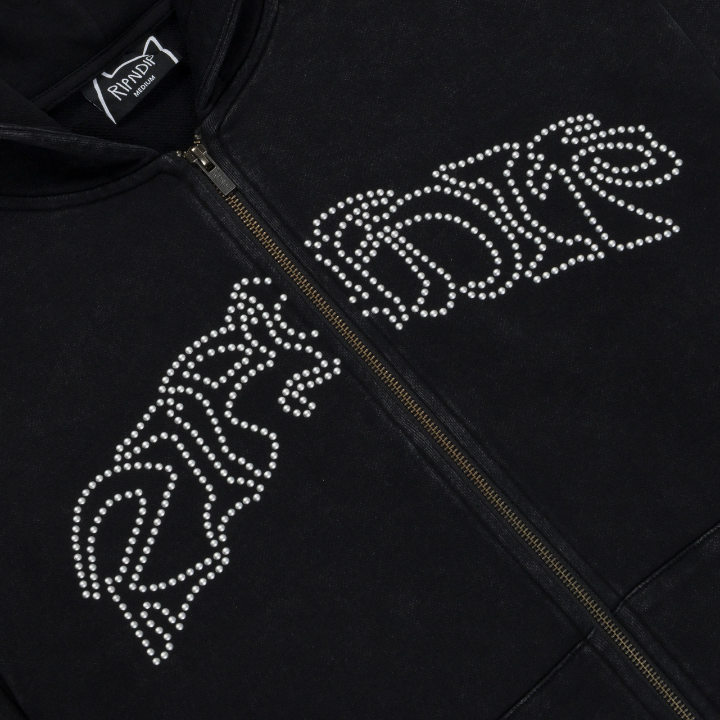 ZIP HOODY PRETTY FLACKO - BLK