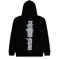 ZIP HOODY WAR PAINT - BLK