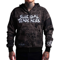 ZIP UP ST POSTED - GRY